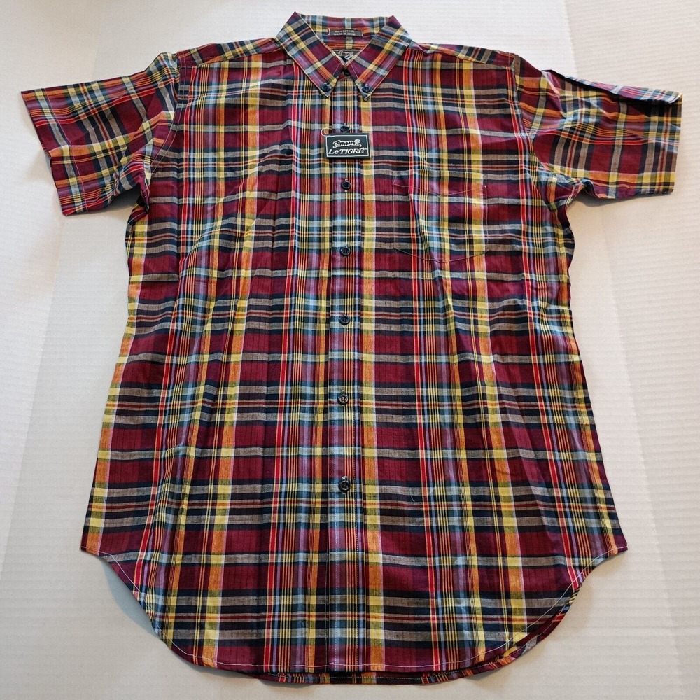 Vintage Le‎ Tigre Plaid Shirt